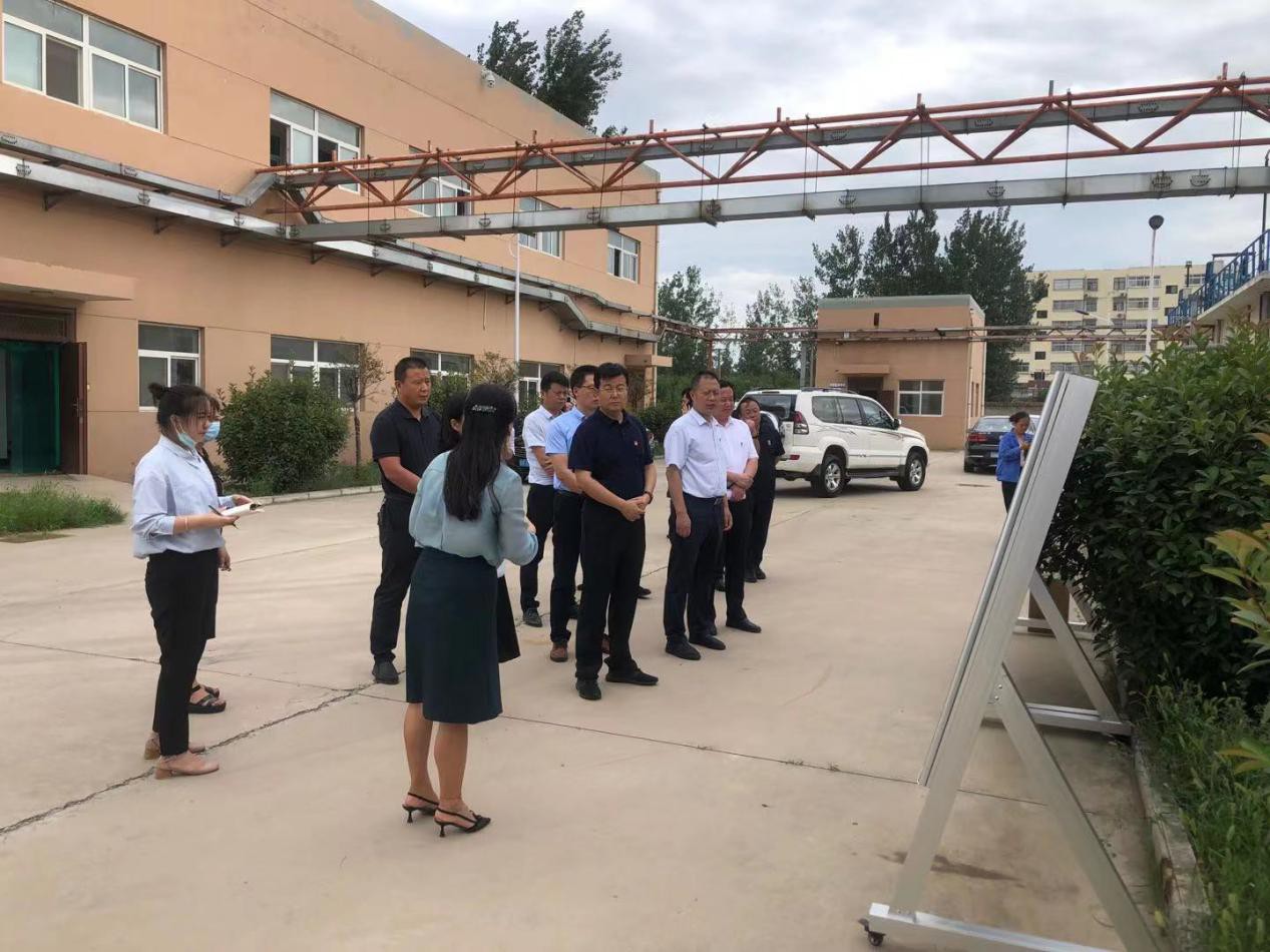 渭南市委副书记郑维国一行到水环境公司大荔经开区污水处置厂调研 渭南市委副书记郑维国一行到水环境公司大荔经开区污水处置厂调研